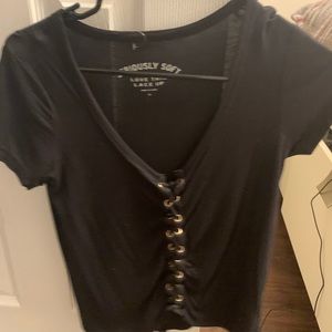 American eagle tie dress shirt